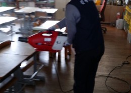 정남초등학교 .소독.